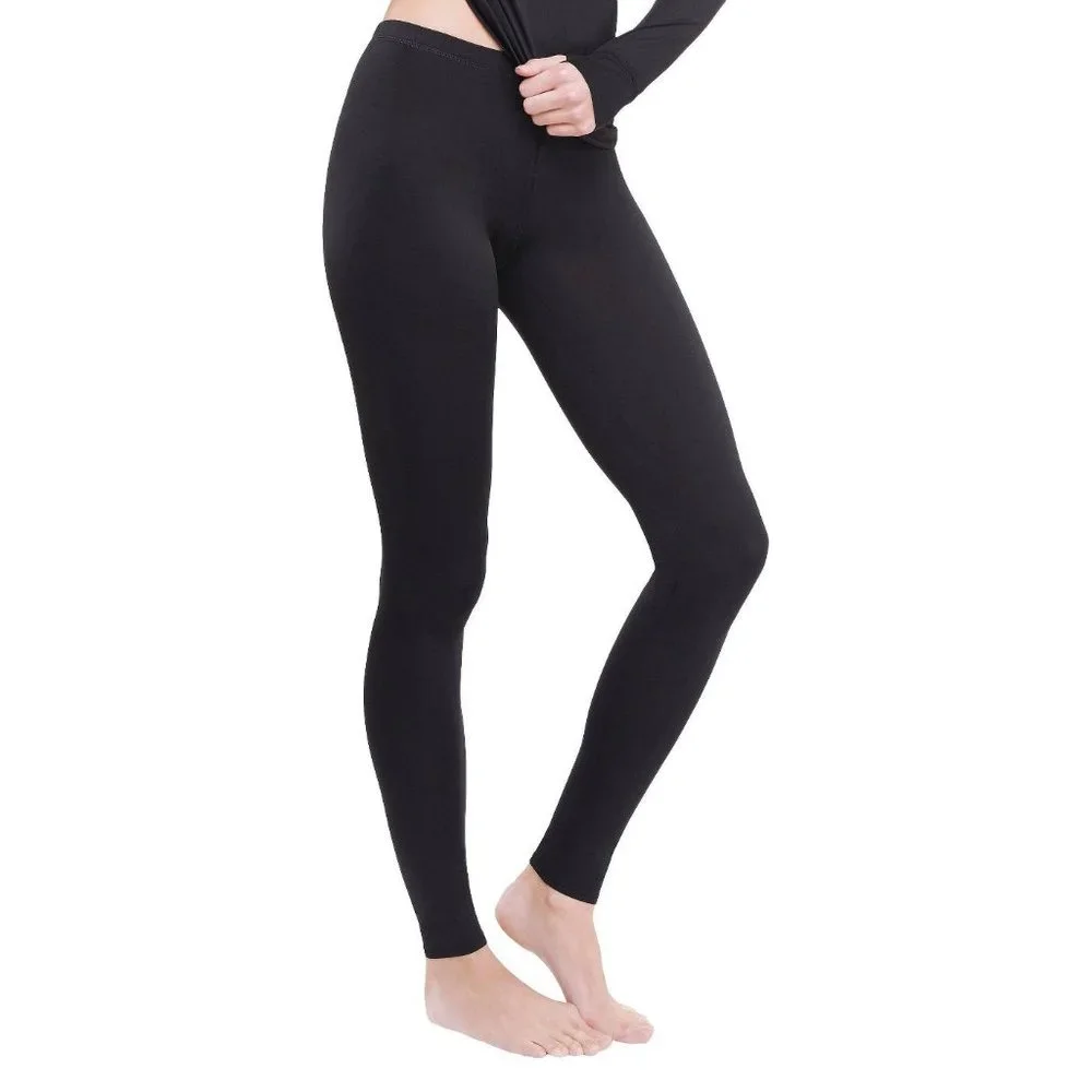 Cuddl Duds Women's Active Thermal Leggings Black XXL - Picture 4 of 4